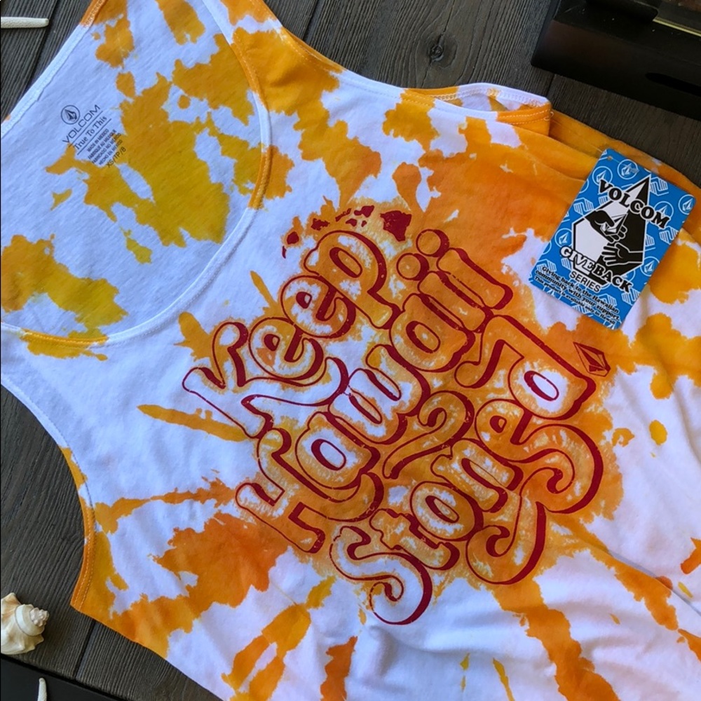 🔥💛VOLCOM- tie-dyed tank💛🔥 - Picture 4 of 6